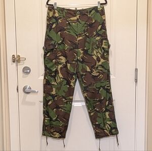 EUC Vintage DPM 34 British Army Lightweight Camo Combat Pants